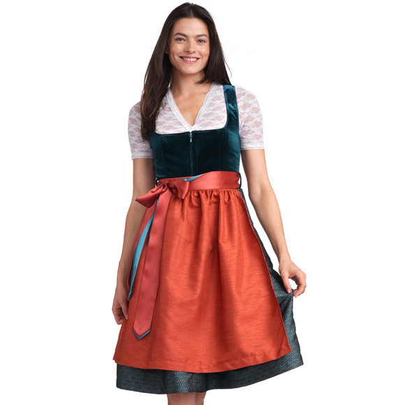 Dames dirndl met velours