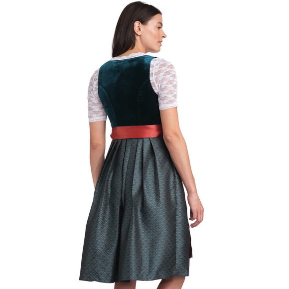 Dames dirndl met velours