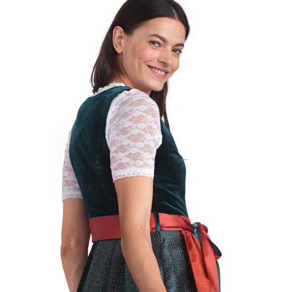 Dames dirndl met velours