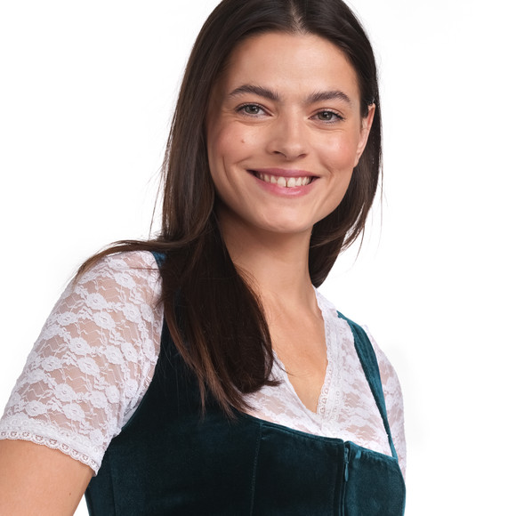 Dames dirndl met velours