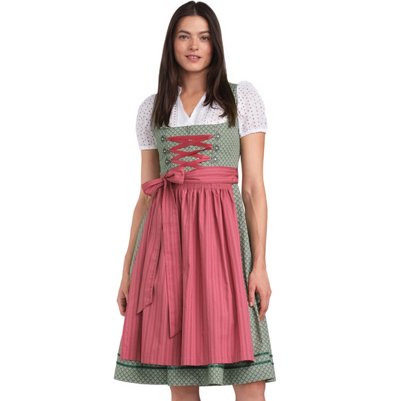 Dirndl voor dames met all-over patroon