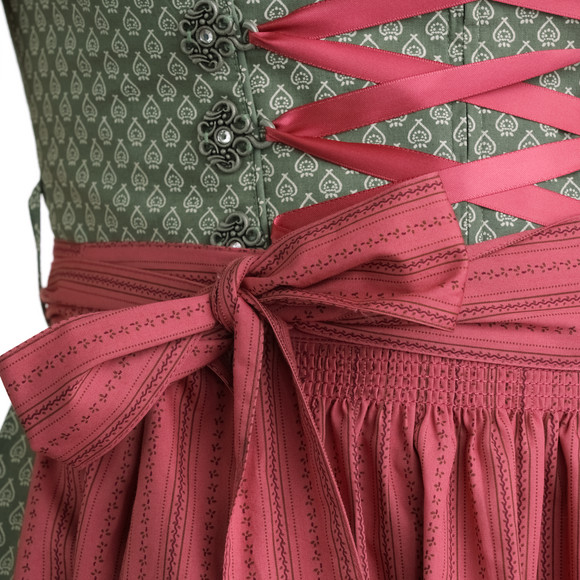 Dirndl voor dames met all-over patroon