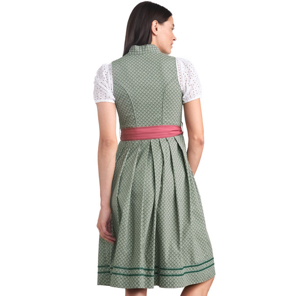 Dirndl voor dames met all-over patroon