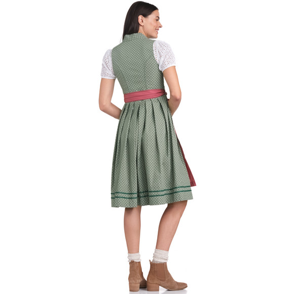 Dirndl voor dames met all-over patroon