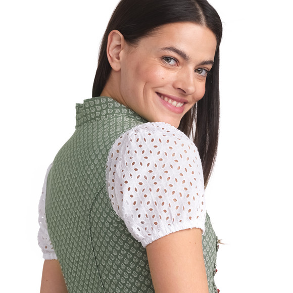 Dirndl voor dames met all-over patroon