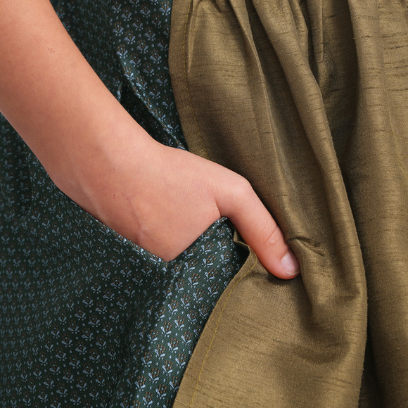 Mädchen Dirndl mit Jacquard-Muster