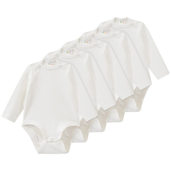 5 Baby Bodys im Basic-Look
