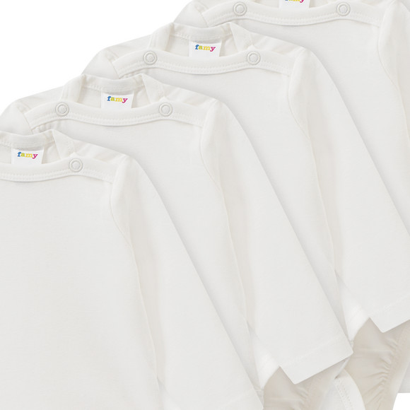 5 Baby Bodys im Basic-Look