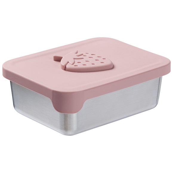 Kleine Brotdose aus Edelstahl