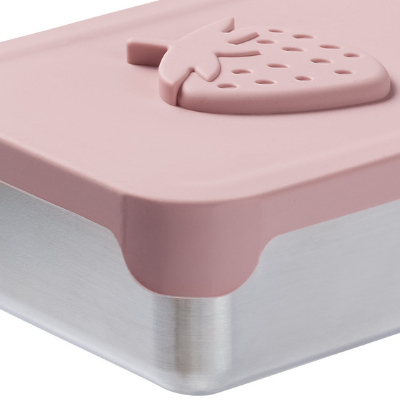 Kleine Brotdose aus Edelstahl