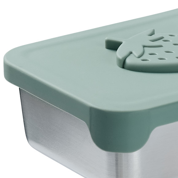 Kleine Brotdose aus Edelstahl