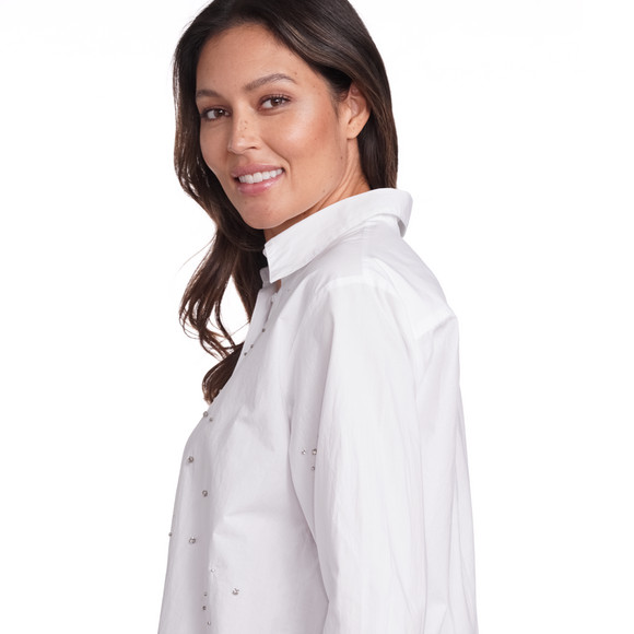 Damen Bluse mit Glitzersteinen