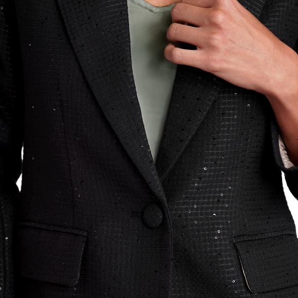 Damen Blazer mit Pailletten