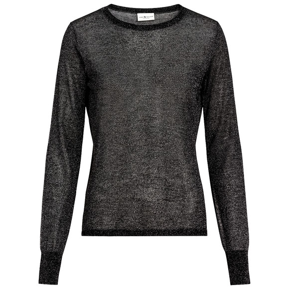 Damen Langarmshirt mit Effektagarn