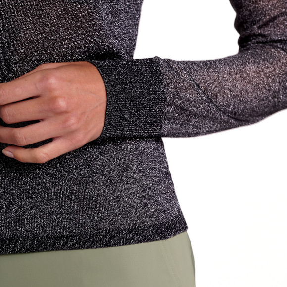 Damen Langarmshirt mit Effektagarn