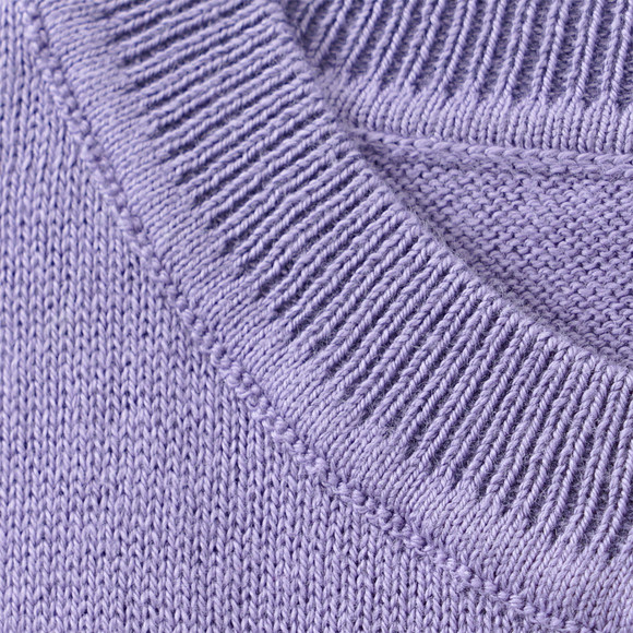 Mädchen Strickjacke unifarben