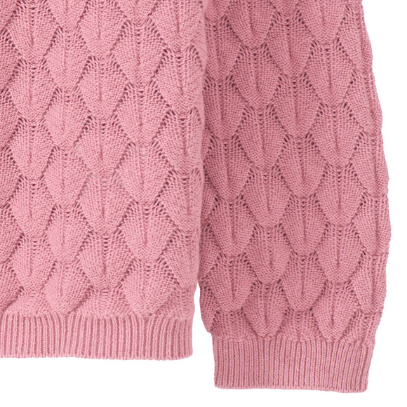 Mädchen Strickjacke mit Wabenstruktur