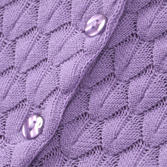 Mädchen Strickjacke mit Wabenstruktur