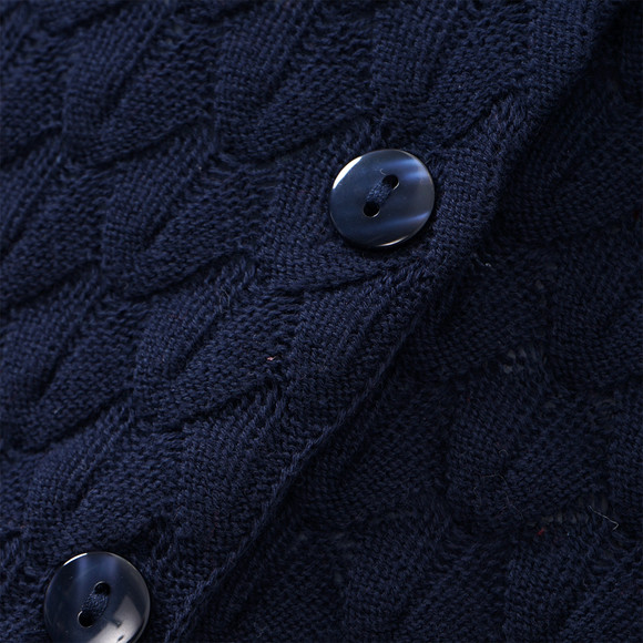 Mädchen Strickjacke mit Wabenstruktur