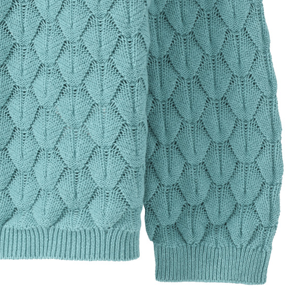 Mädchen Strickjacke mit Wabenstruktur