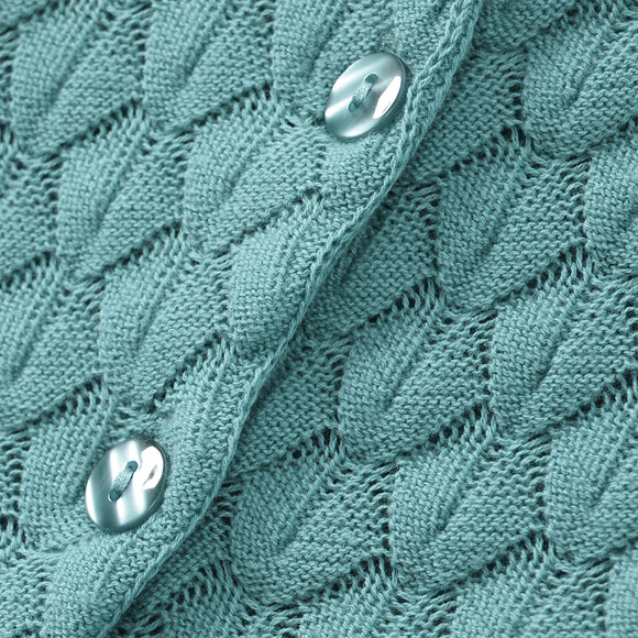 Mädchen Strickjacke mit Wabenstruktur