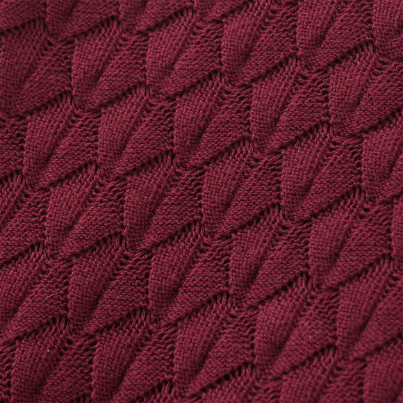 Mädchen Strickkleid mit Wabenstruktur