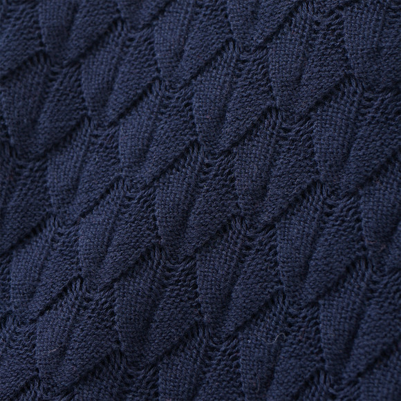 Mädchen Strickkleid mit Wabenstruktur