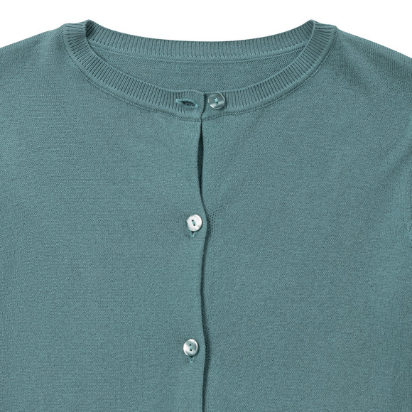 Meisjescardigan effen gekleurd