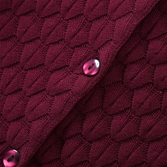 Mädchen Strickjacke mit Wabenstruktur