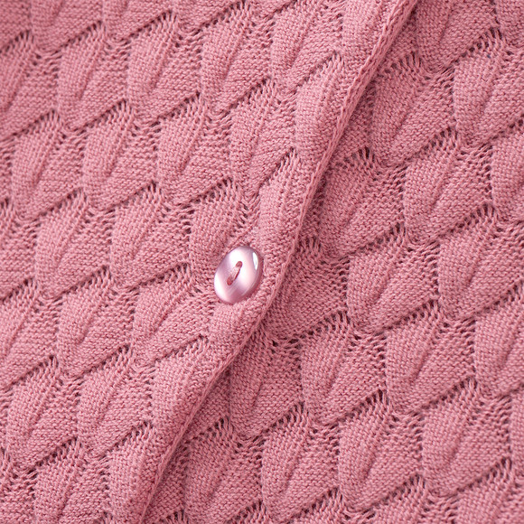 Mädchen Strickjacke mit Wabenstruktur