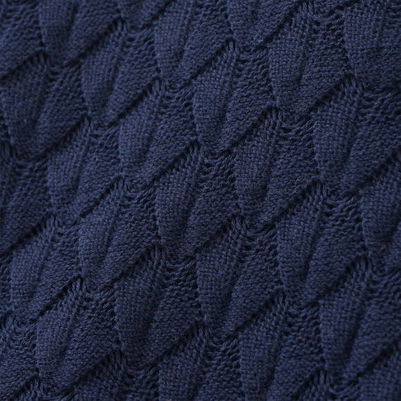 Mädchen Strickkleid mit Wabenstruktur