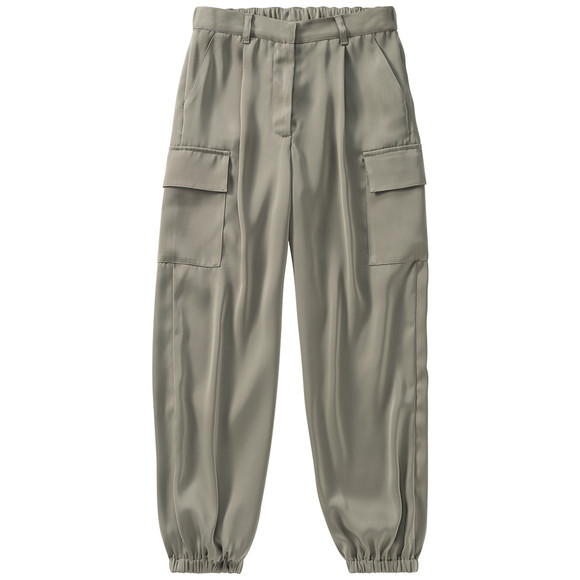 Meisjesbroek in satijnlook