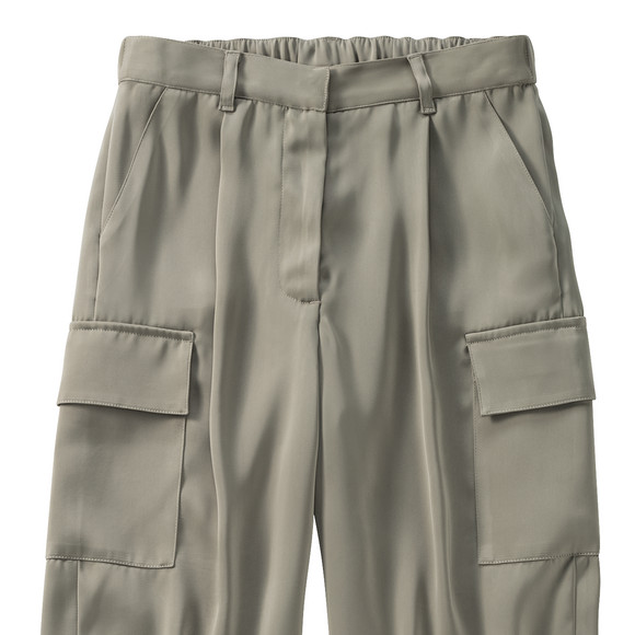 Meisjesbroek in satijnlook