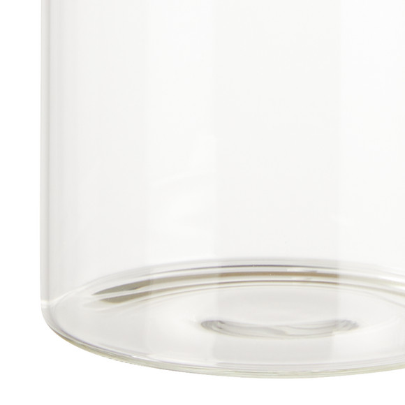 4 kleine glazen voorraadpotten