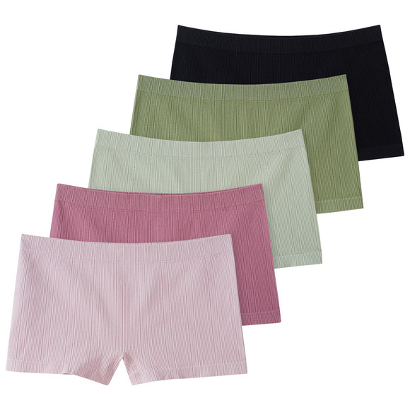 5 Damen Pantys mit Feinripp-Struktur