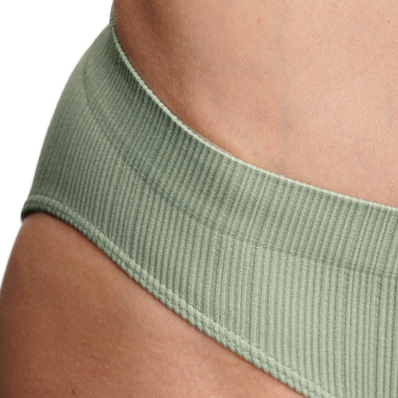 5 Damen Slips mit Feinripp-Struktur