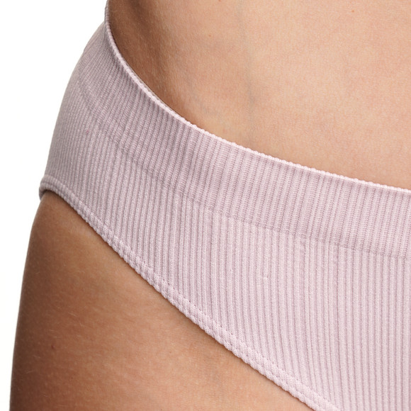 5 Damen Slips mit Feinripp-Struktur