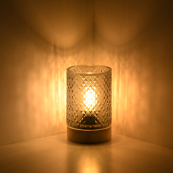 LED-Leuchte mit Strukturglas
