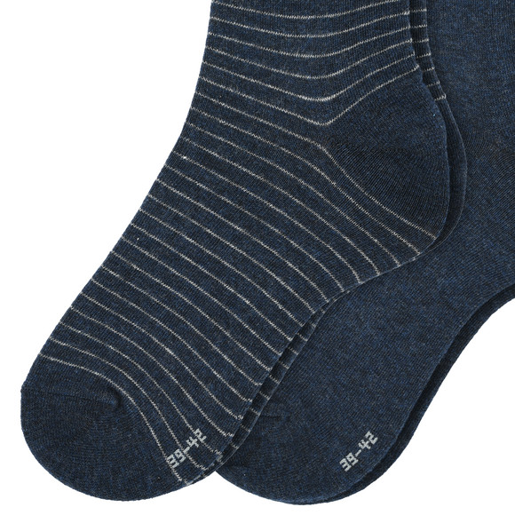 2 Paar Herren Socken aus Baumwoll-Mix