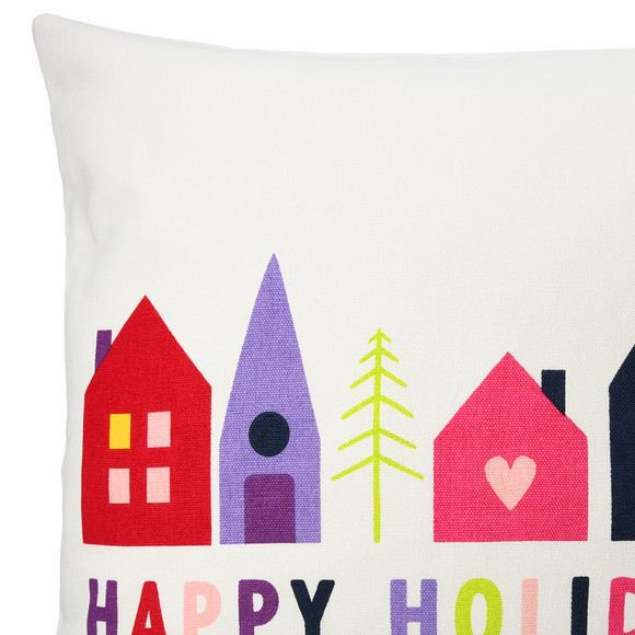 Kussenhoes met kerstmotief