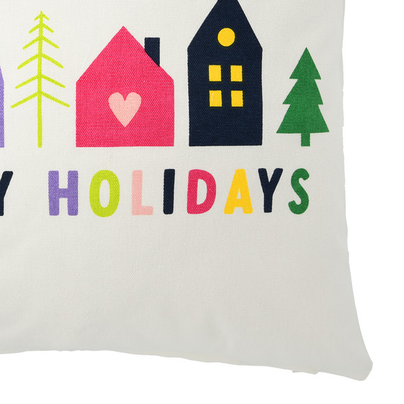 Kussenhoes met kerstmotief