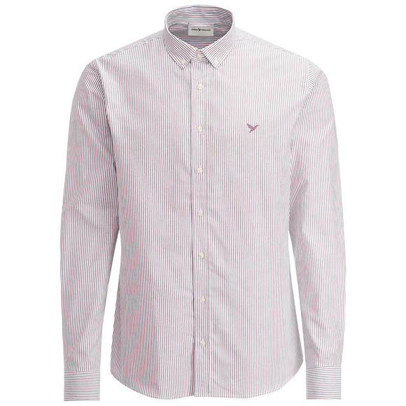 Herenoverhemd met button-down kraag