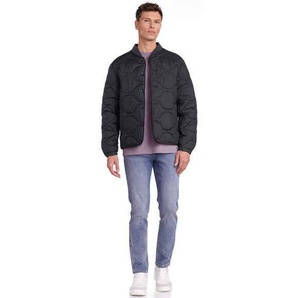 Herren Steppjacke mit Knopfleiste