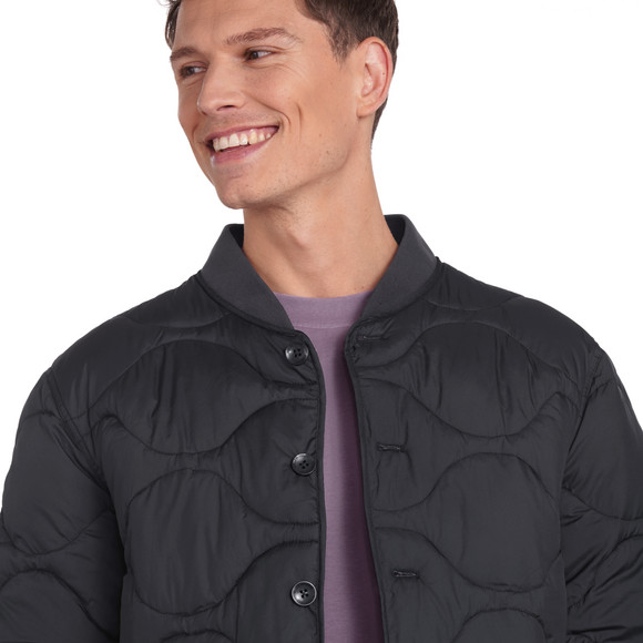 Herren Steppjacke mit Knopfleiste