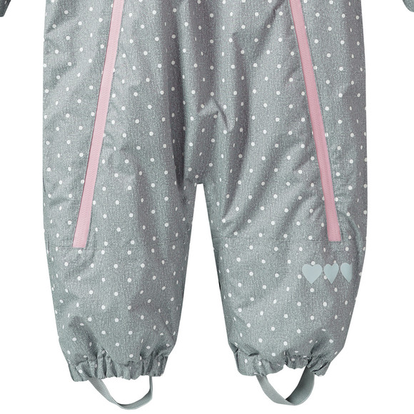 Baby Schneeoverall mit Fellkapuze