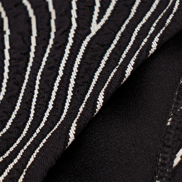 Damen Shape-Badeanzug mit Wellenmuster