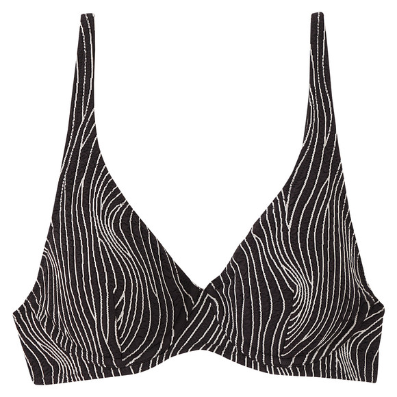 Damen Bikinioberteil mit Wellenmuster