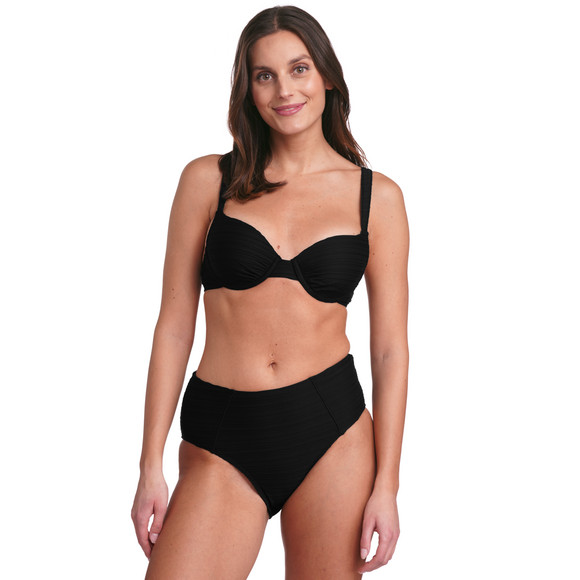 Damen Bikinioberteil mit Streifenstruktur
