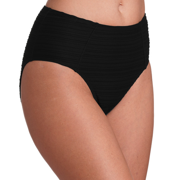 Damen Shape-Bikinislip mit Streifenstruktur