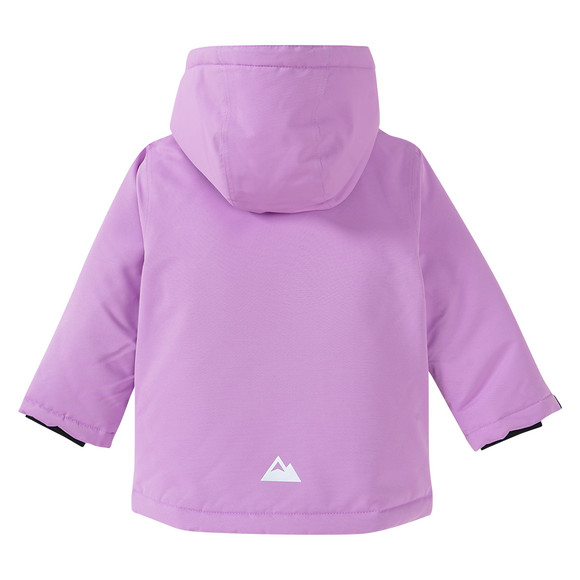 Effen baby-sneeuwjack